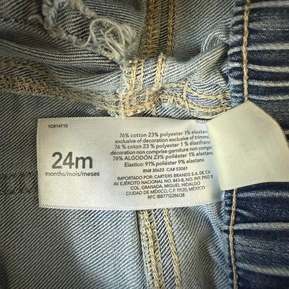 Carter’s Heart Print Denim Jeans 24M